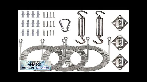 ShadeMart 6 Inch Stainless Steel Hardware Kit Plus Cable for Triangle Sun Review