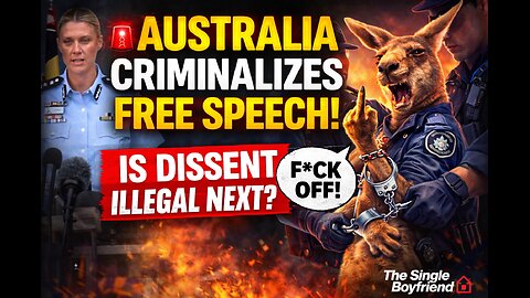 🚨 Australia Declares WAR on Free Speech? New “Hate Speech” Laws Could Criminalize Dissent
