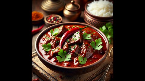 Let’s eat beef liver curry with fries