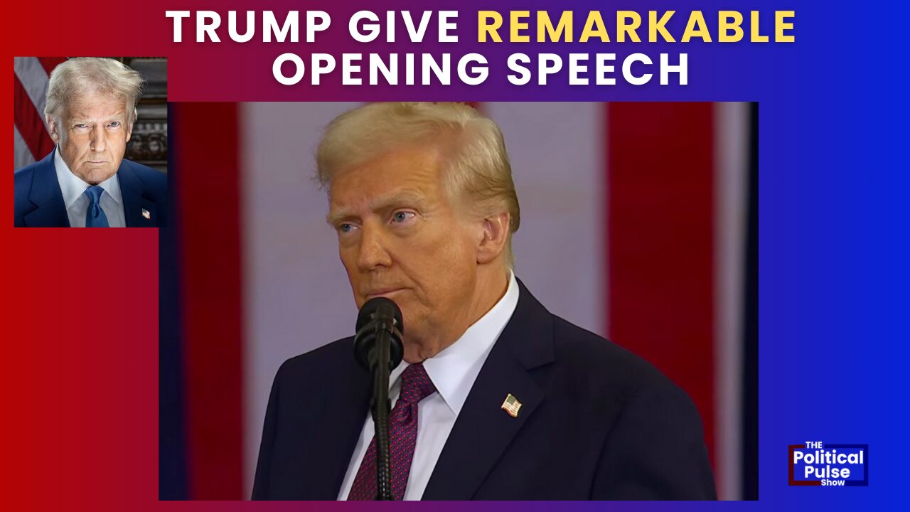 President Trump delivers REMARKABLE OPENING SPEECH at Inauguration.