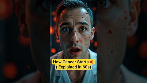 How Cancer Starts 🚨🤯 | Explained in 60 Seconds #Shorts #Cancer #Health