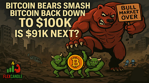 Bitcoin COLLAPSE Warning! 🚨 Bears Take Control Below $101K — Is $91K Inevitable? EP. 207