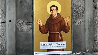 VERGOGNA ITALIA: A BOLOGNA NELLA CITTÀ DEI SINISTRONZI IL POSTER DI "SAN LUIGI MANGIONE" L'ASSASSINO