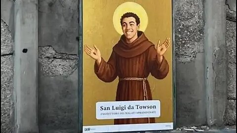 VERGOGNA ITALIA: A BOLOGNA NELLA CITTÀ DEI SINISTRONZI IL POSTER DI "SAN LUIGI MANGIONE" L'ASSASSINO