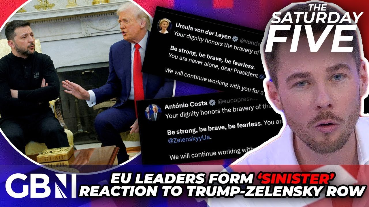 EU Leaders form 'SINISTER' 'movement AGAINST' Trump after 'phenomenal blow-up' with Zelensky