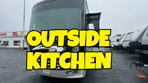 Class A motorhome with a huge amount of storage