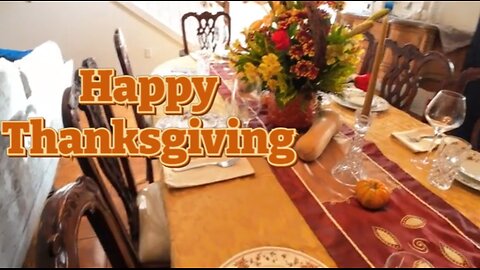 Our Thanksgiving Feast 2025 Buffet Style Dinner Table Decor & Family Wishes