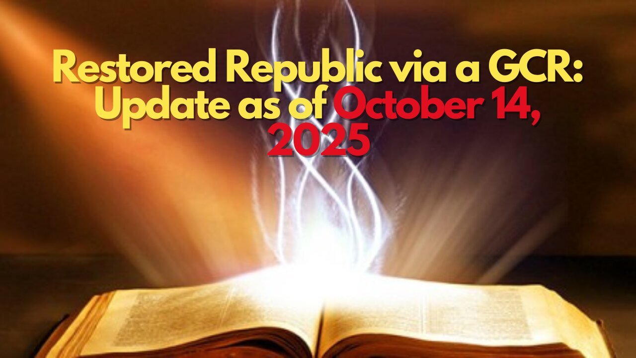 Restored Republic Live October 14, 2025
