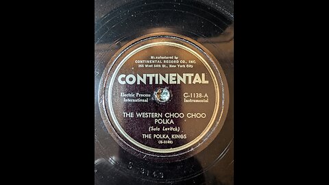 Continental C-1138A The Western Choo Choo Polka