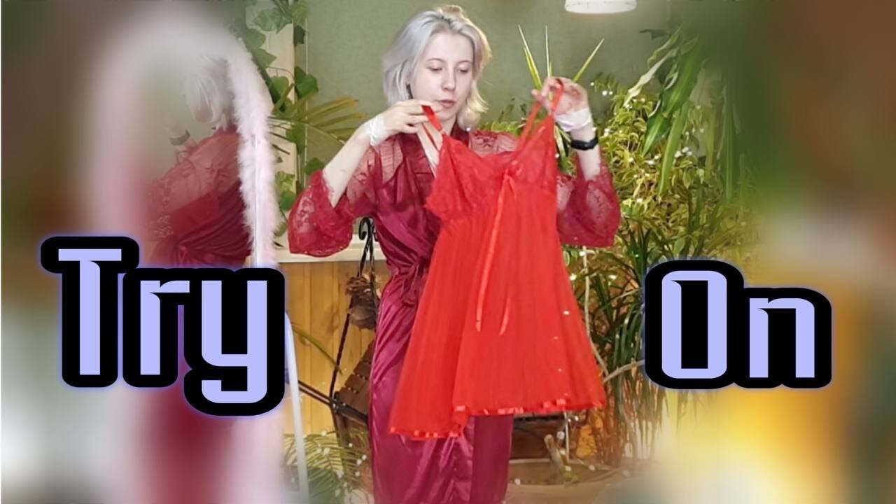 Revealing Elegance: Ethereal Transparent Robes Try-On Haul