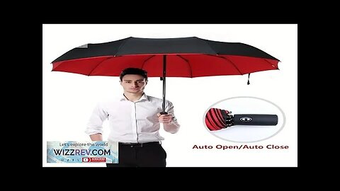 Automatic 10 Bones Sunny Umbrella Windproof Sunny And Rainy Business Men Review