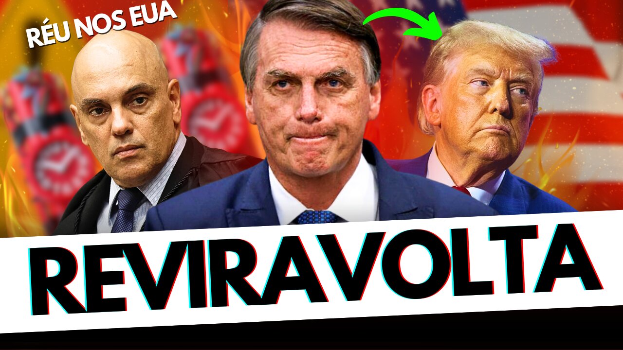 🚨EM APOIO A BOLSONARO TRUMP FAZ ALEXANDRE DE MORAES VIRAR RÉU NOS EUA