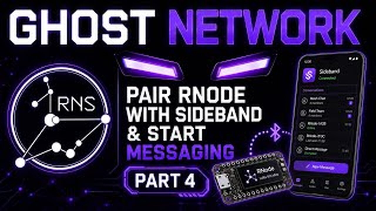 How To Pair RNode With Sideband | Ghost Off Grid Network Setup Part 4 ( Reticulum )