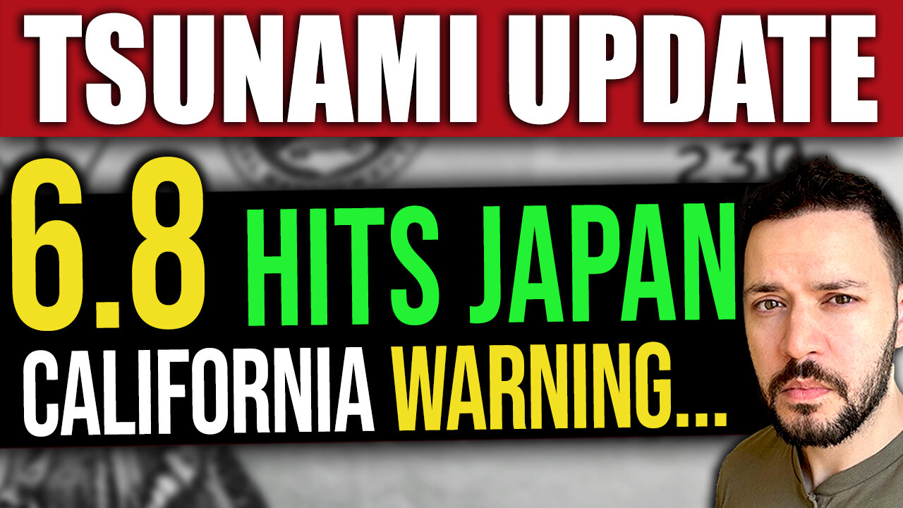 U.S. Update: Tsunami PANIC After Japan's Massive 6.8 Quake