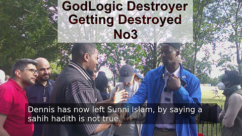 Dennis The Muslim Denies A Sahih Hadith And Leaves Sunni Islam At Speakers Corner