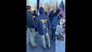 Congregating at Vietnam War Memorial before heading to the Hill - 1/14/25