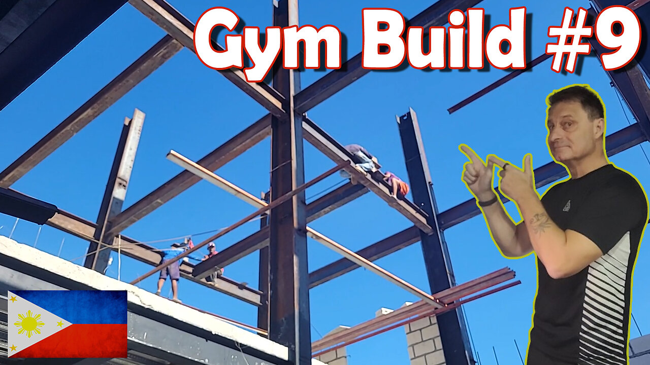 Gym Build in the Philippines | Final Fitting of the Beams | Update #9 (My Longevity Experiment)