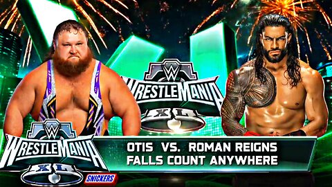 wwe 2k25 gameplay Otis vs Roman reigns wrestling fight wwe