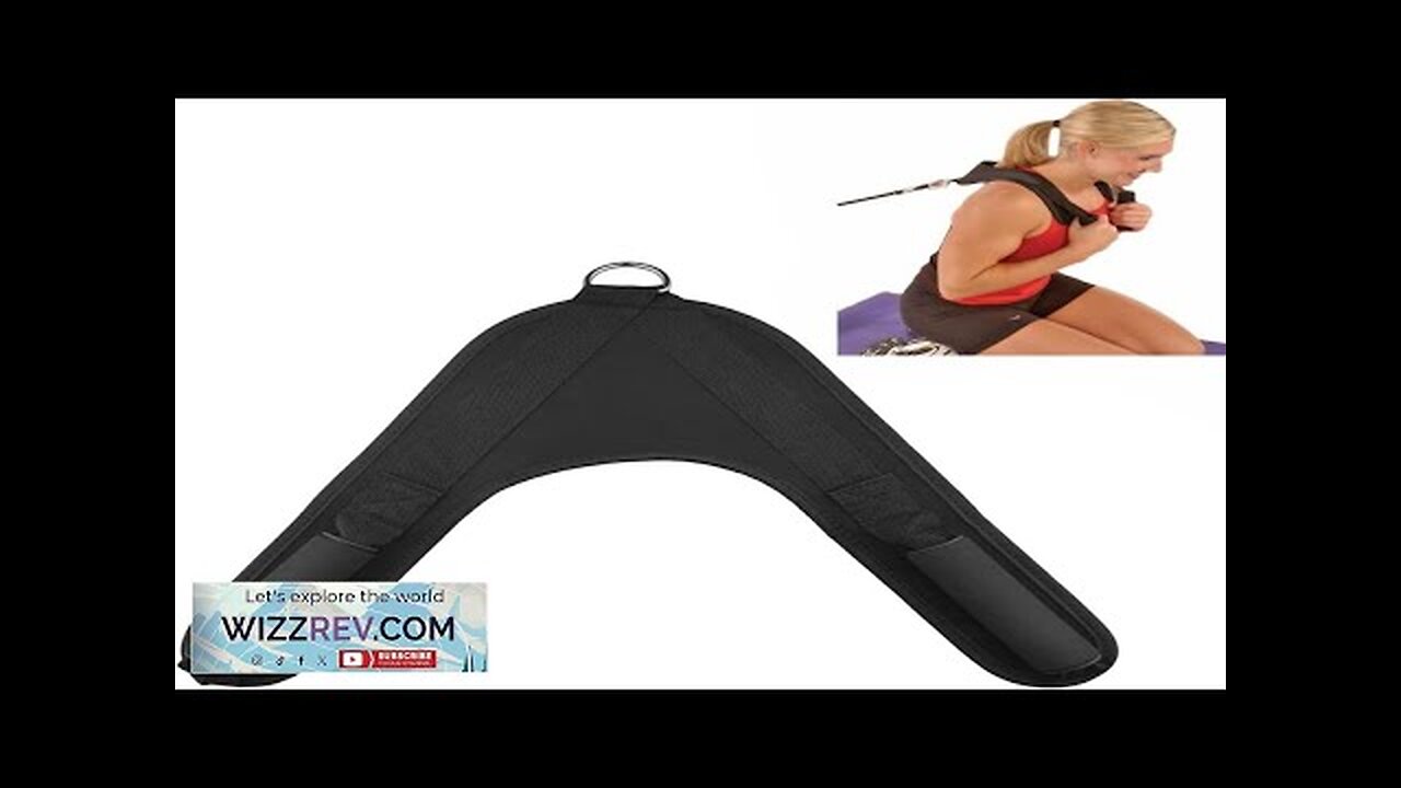 Ab Crunch Harness Cable Attachment Ab Exercise Cable Machine Gym Workout Abdominal Review