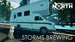 Outrunning A MASSIVE STORM In An RV On Our LONG DRIVE NORTH Part 1