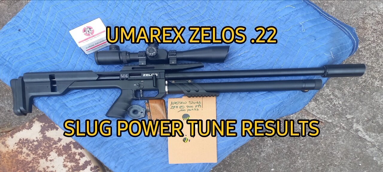 Umarex Zelos .22 slug tune results