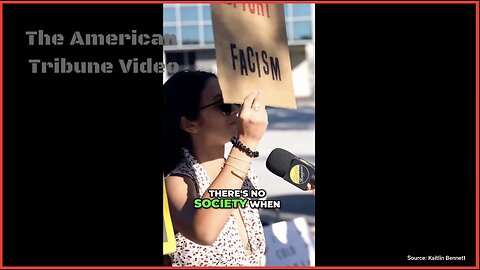 Woke Protester Starts Crying after Being Asked To Define Fascism And Can't