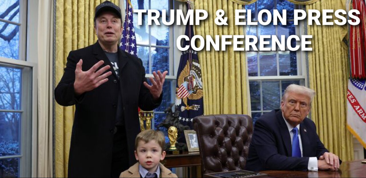 Trump And Elon Have A Press Conference On DOGE, NBC Loses Their Mind Ignoring It