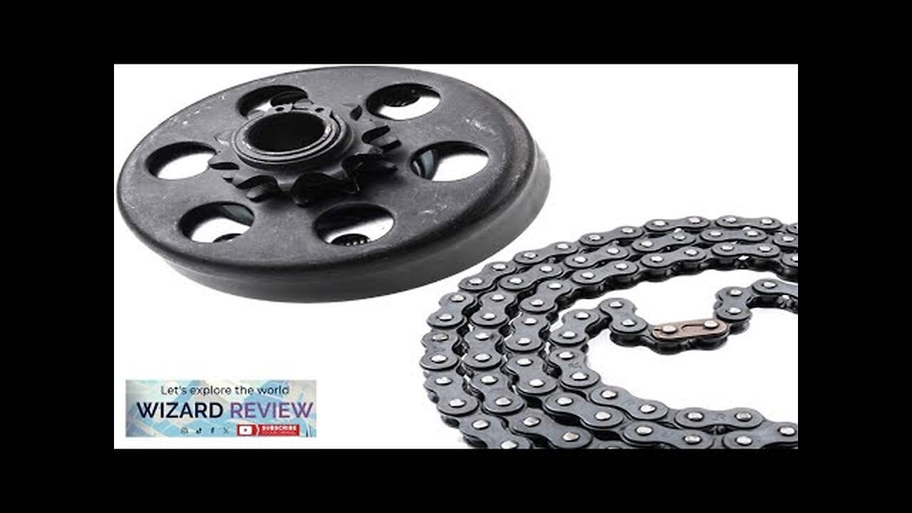 MOOSUN Minibike Go Kart Clutch 3/4" Bore 10 Tooth with #40/41/420 Chain Review