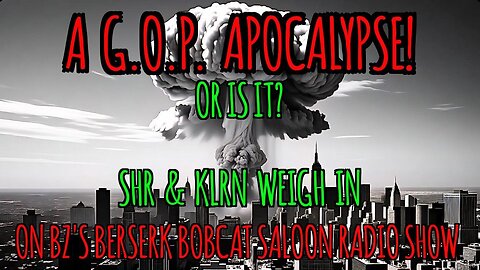 BZ's Saloon, 11.06.25: "A GOP Apocalypse; Or Was It?"