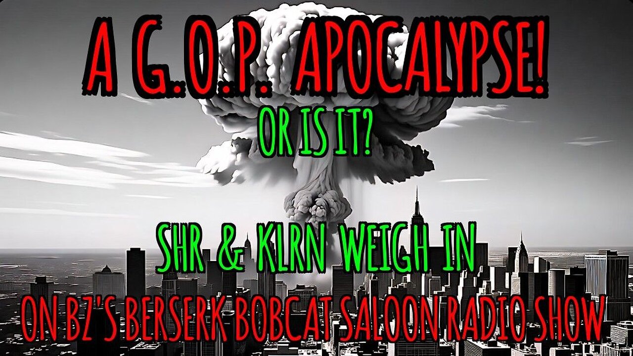 BZ's Saloon, 11.06.25: "A GOP Apocalypse; Or Was It?"