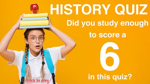 Fresh History Quiz