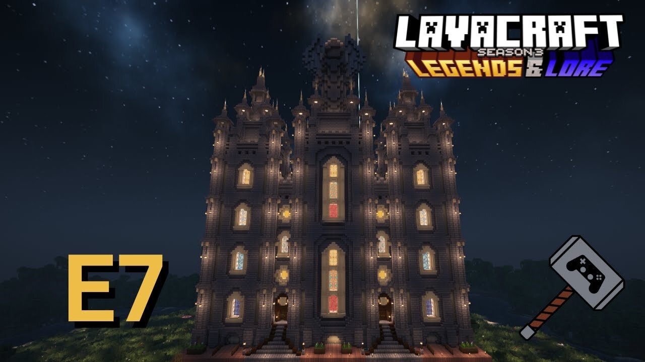 Building a Temple Mega Base | lavaCRAFT Season 3 Episode 7