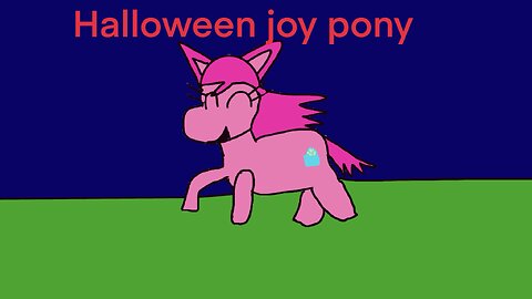 Halloween joy pony