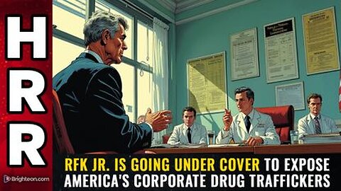 RFK Jr. is going UNDER COVER to expose America's corporate DRUG TRAFFICKERS