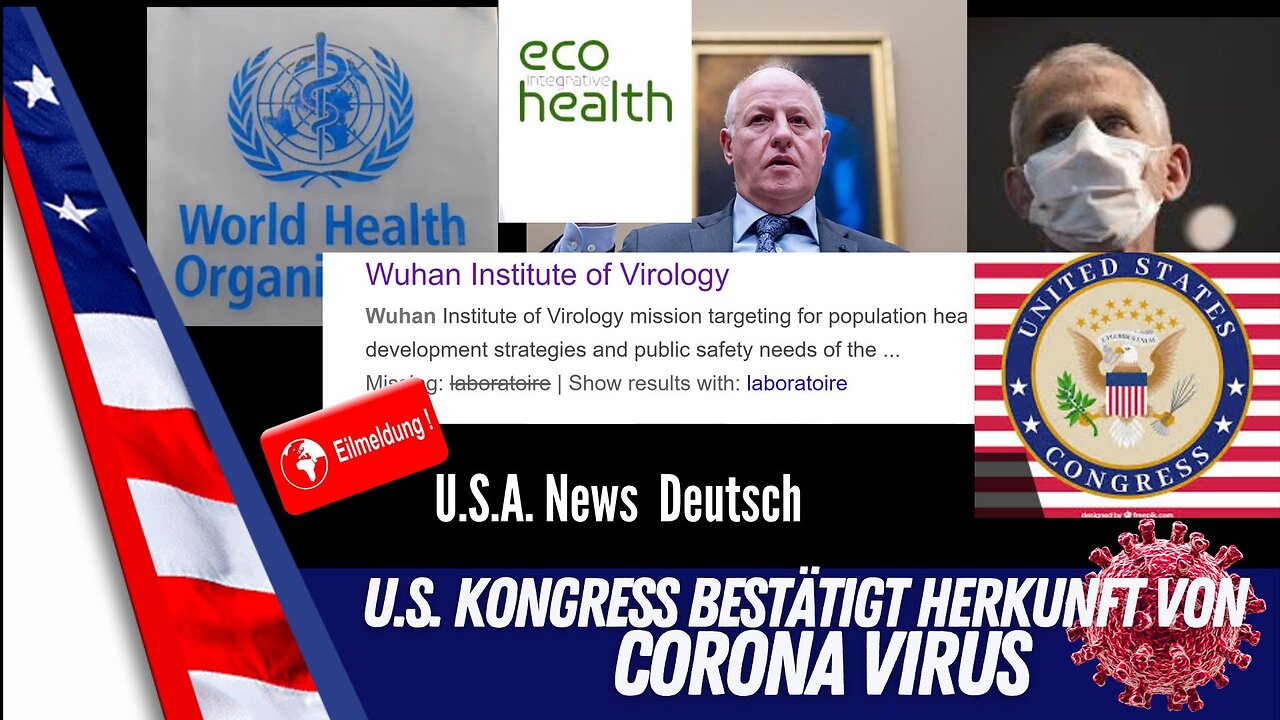 Eilmeldung-US-Senat Corona-Manipulation mit US-Steuergeldern – Fauci & EcoHealth unter Verdacht!