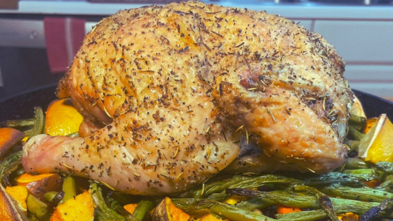 Roasted Chicken and Veggies