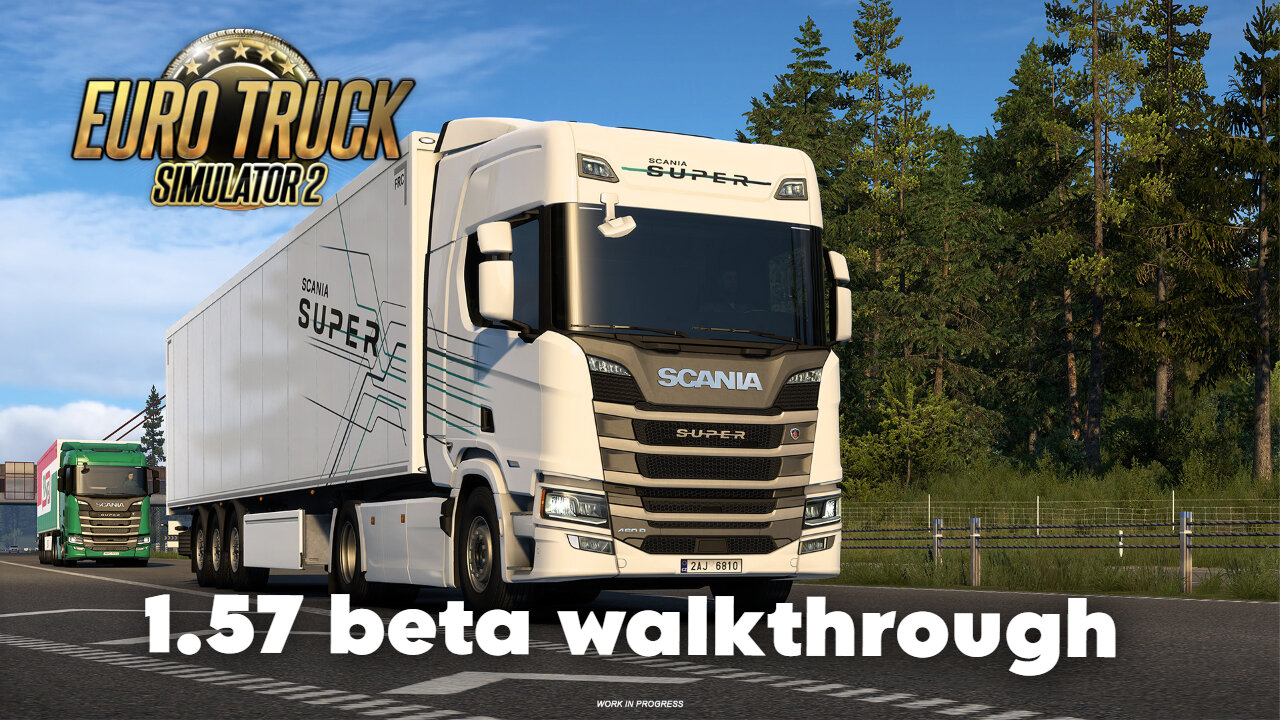 (LIVE) ETS2 1.57 Open Beta gameplay
