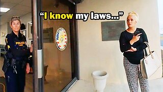 Mother Drives to POLICE STATION and Gets Herself ARRESTED