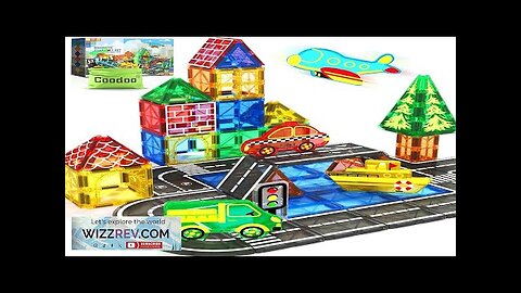 Magnetic Tiles City Road Set Kids Toys Sensory Games for 3 Year Review