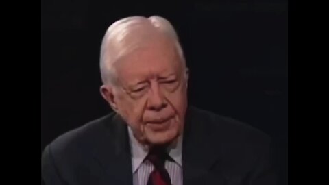 President Jimmy Carter talks about Palestine and israel