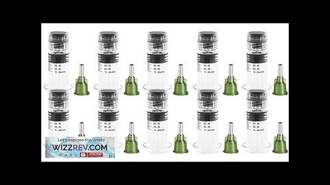 VEVOR 100 PCS Borosilicate Glass Luer Lock Syringe 1mL Reusable Glass Syringes Review