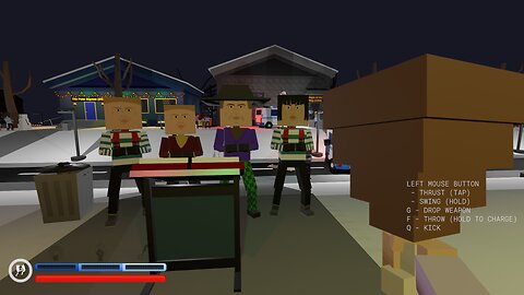 Playing Paint The Town Red VR Steam Workshop level maps and playing video games - (No Commentary).