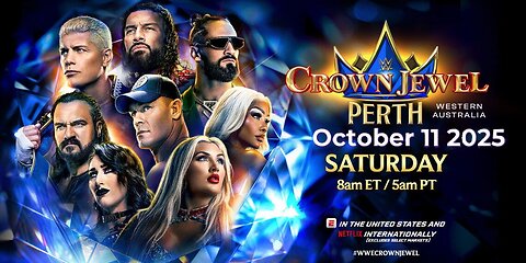 WWE Crown Jewel Perth Results 11th October 2025
