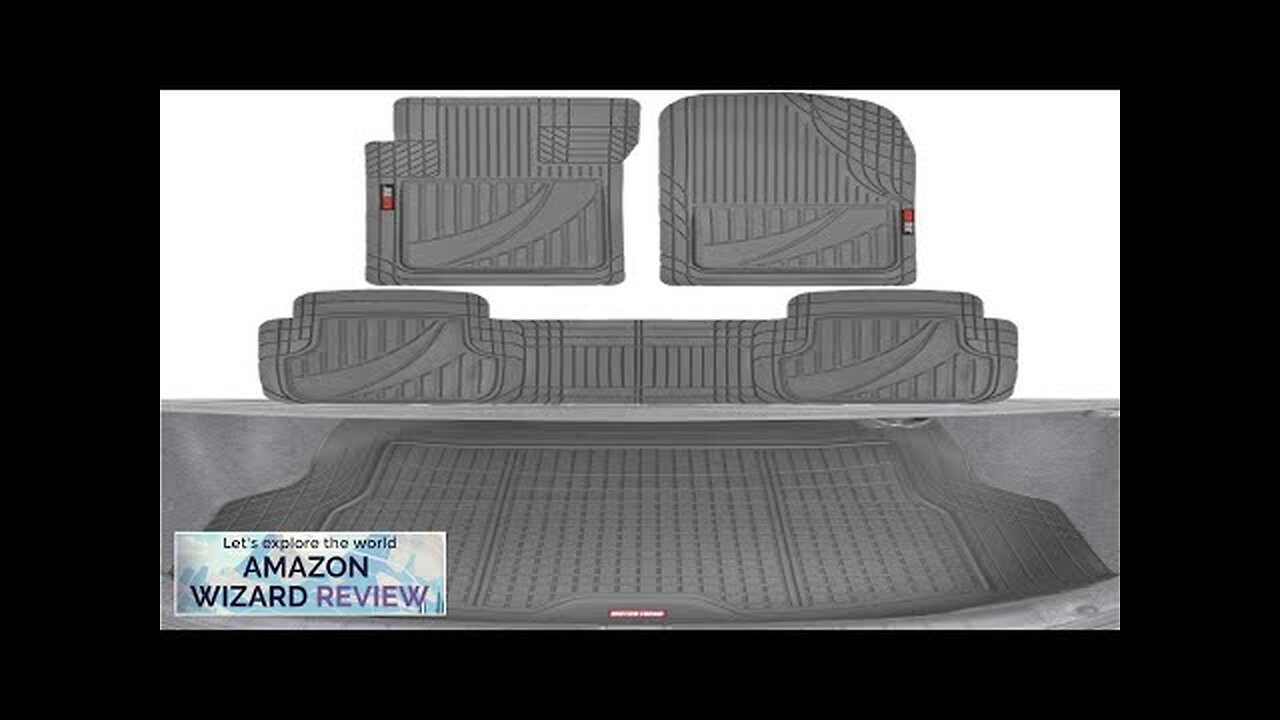 Motor Trend FlexTough Advanced Gray Rubber Car Floor Mats with Cargo Liner Review