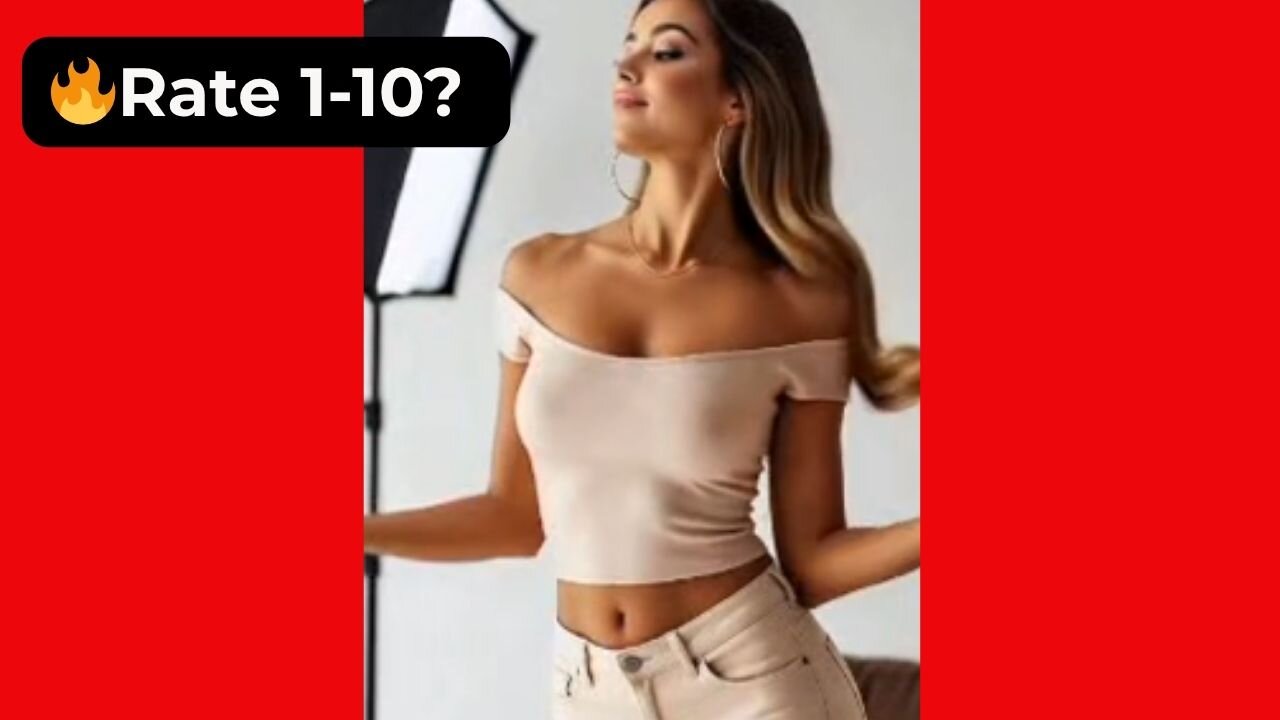 🔥 Rate Her Body in This Cream Top & Tight Jeans 1-10? 😍 Supermodel 4K