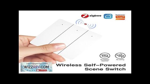 MoesHouse 2/3Gang Smart Home ZigBe Self-Powered Scene Switch Battery-free No Wiring Wireless Review