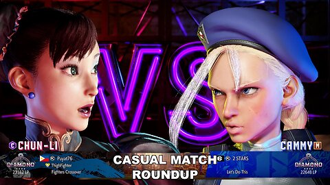 Kuya Kalbo SF6 Casual Match Roundup. Chun Li 4 star Diamond Rank [Hori Fight Stick]