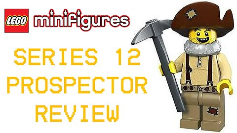 Lego Minfigures Series 12 Prospector Review