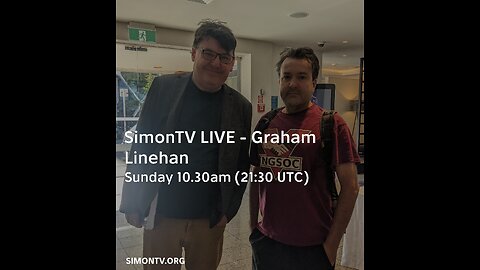 SimonTV LIVE - Graham Linehan