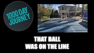 1000 Day Journey 0937 That Ball was on the Line